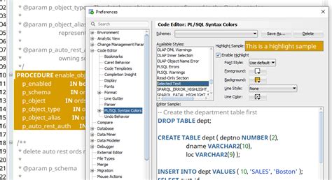 Image result for Oracle SQL Developer Change Background Color