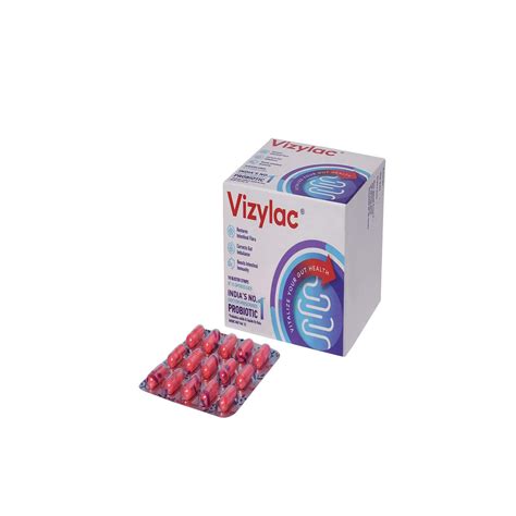 Buy VIZYLAC STRIP OF 15 CAPSULES Online & Get Upto 60% OFF at PharmEasy