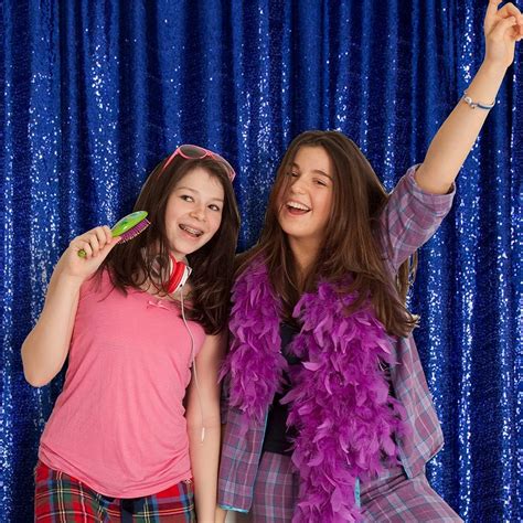 Buy Dominiburl Sequin Backdrop Curtains Not See Through,4FT x 7FT Blue ...