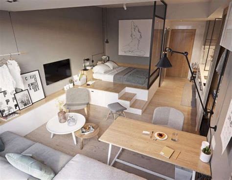 30平米单身公寓装修，现代风的装修着实迷人，小小户型功能俱全-木业网