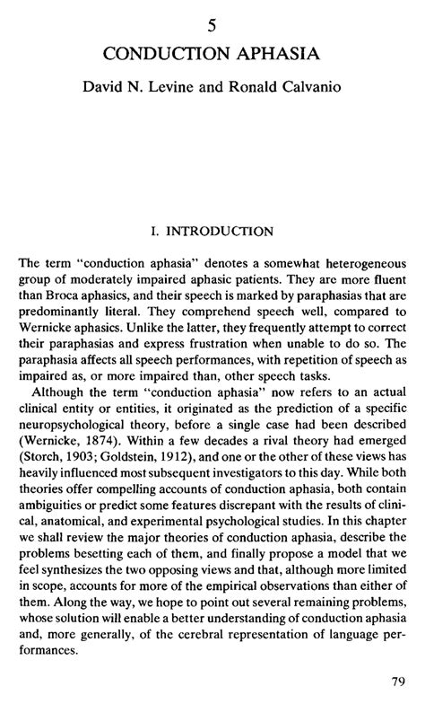 Image result for Examples of Conduction Aphasia