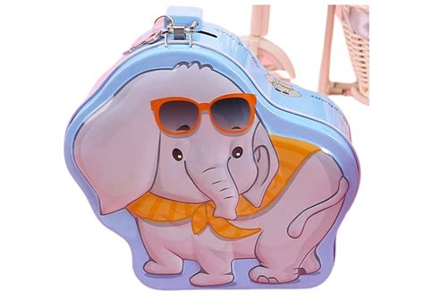 Buy Crackles Cute Elephant Money Safe Piggy Bank with Lock, Savings ...