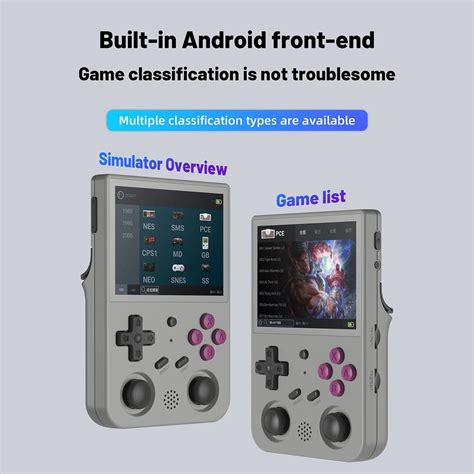 Buy Lingxuinfo 16G+256G RG353VS Portable Handheld Game Console, 3.5 ...