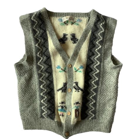 INCA TEX アルパカニットベスト ネイティブ | douraku. used clothing