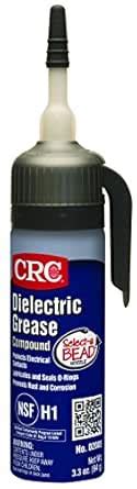 CRC Di-Electric Grease Gel 3.3 oz Pressurized Tube Opaque White ...