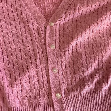 Super cute baby Pink cardigan Vintage Italian brand... - Depop