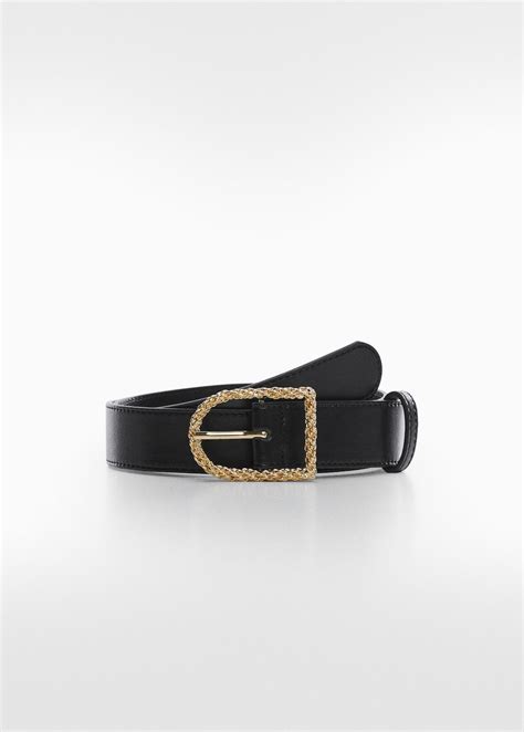 Braided belt with buckle - Women | MANGO Gibraltar