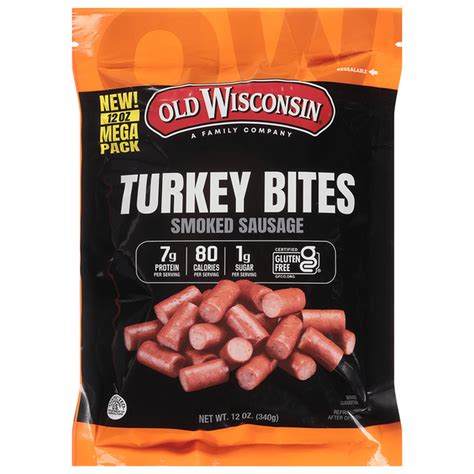 Old Wisconsin Turkey Bites, Smoked Sausage (12 oz) Delivery or Pickup ...