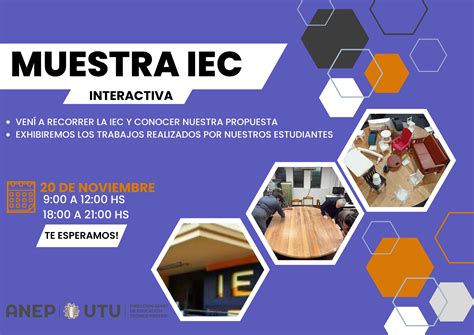 Vení a la Muestra de la IEC – 20 de noviembre – Instituto de Enseñanza de la Construcción