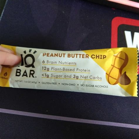 Peanut Butter Chip iq bar from IQ Bar - Vegan Product Reviews & Ratings | abillion