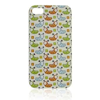 Alcoa PrimeColorful Cartoon Worm Flower Printed Plastic Back Shell Case ...