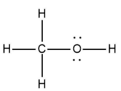Methanol Molecule Lewis Structure