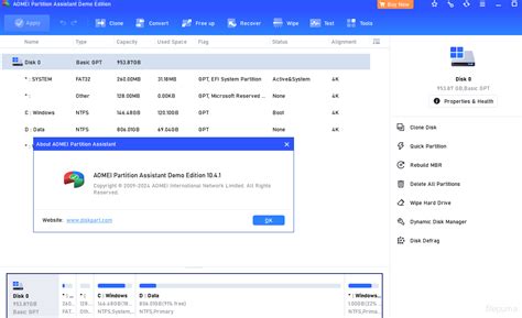 AOMEI Partition Software 的图像结果