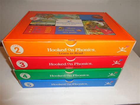 HOOKED ON PHONICS COMPLETE SET Levels 2 3 4 5 Learn To Read Books HOP ...