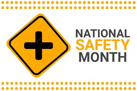 Premium Vector | National Safety Month