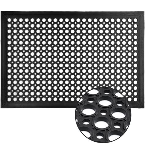 Anti Fatigue Rubber Floor Mats Restaurant Kitchen Drainage Mat Door ...