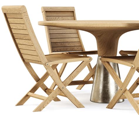 Alesso outdoor furniture set v06 3D model | CGTrader