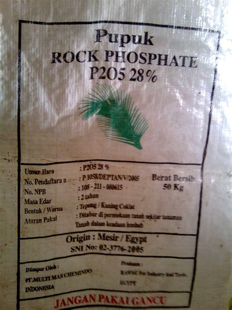 Rock Phosphate Fertilizer Indonesia Market Analysis - Industrial ...