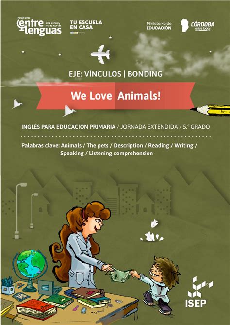 Primaria-ingles-weloveanimals - EJE: VÍNCULOS | WORKSHEET | QUINTO ...
