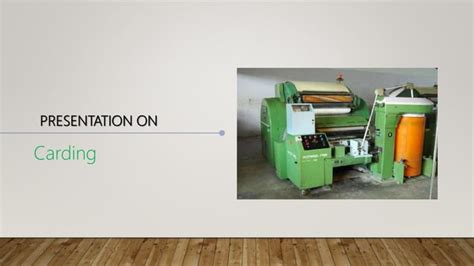 Carding Process Steps 的图像结果