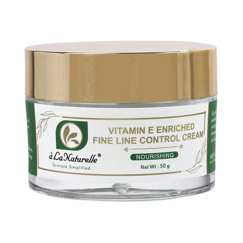 Vitamin E enriched Fine Line Control Cream – A La Naturelle Cosmetics