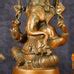 Superfine Brass Ganesha Idol Statue Murti - 12" Antique Bronze Finish ...