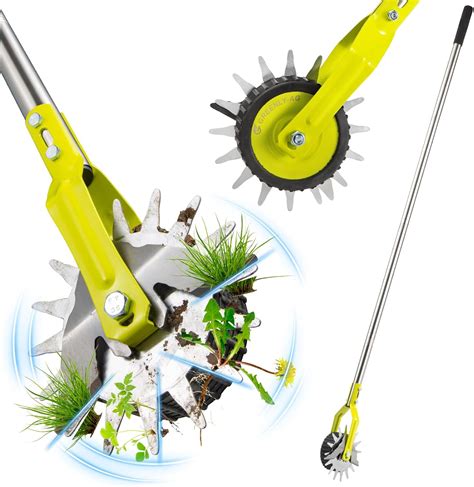 Amazon.com : G GREENLY-AG 58-Inch Manual Edger Lawn Tool, Wheel Rotary ...