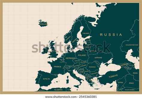 Image result for Basic Map of Europe