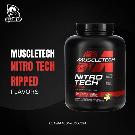 Exploring the Delicious Flavors of Nitro Tech Ripped Protein
