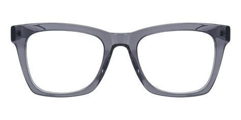 Edmonton Rectangle Gray Eyeglasses | Glassesshop