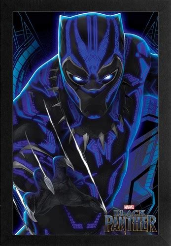 BLACK PANTHER CLAW RIP 13x19 FRAMED GELCOAT POSTER India | Ubuy