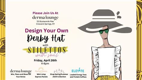 Design Your Own Derby Hat, dermalounge, Crescent Springs, 26 April 2024 ...