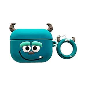 Airpods Pro Case,Cute Blue Monster 3D Funny Airpod Pro Cover,Soft ...
