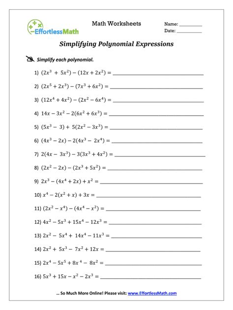 Polynomials Simplify Lesson 的图像结果