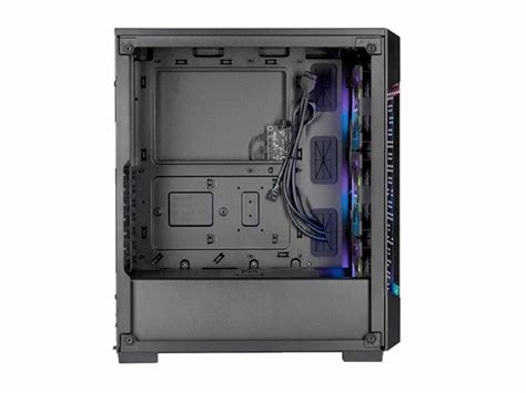 CORSAIR iCUE 220T RGB Airflow Tempered Glass Mid-Tower Smart Black Cab ...