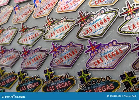 Various Las Vegas Souvenirs on Display at Gift Shop Editorial Stock ...