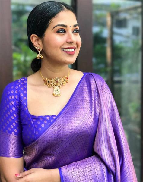 Royal Purple Colour Soft Silk Saree With Blouse – Sareewave