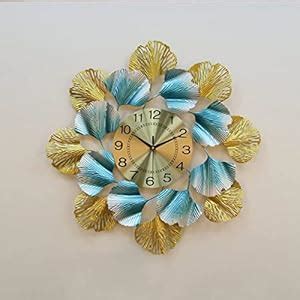 Buy W.D Blue SKYBIRDS Metal Wall Clock for Living Room, Bed Room Home ...