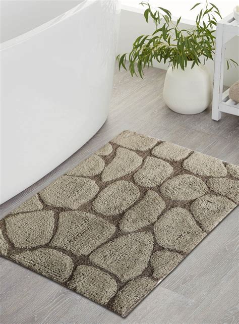 Buy The Home Talk Brownish Grey Stone Look Bathmat (50 x 80 cm ...