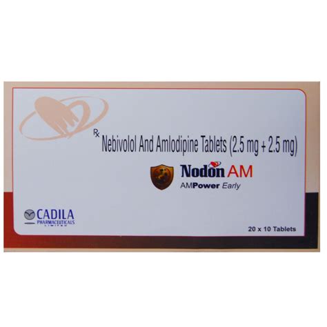 Nodon AM 2.5mg/2.5mg Tablet | Uses, Side Effects, Price | Apollo Pharmacy