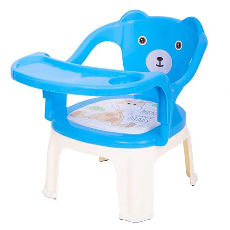Buy Baybee Baby Chair, with Tray Strong and Durable Plastic Chair for ...