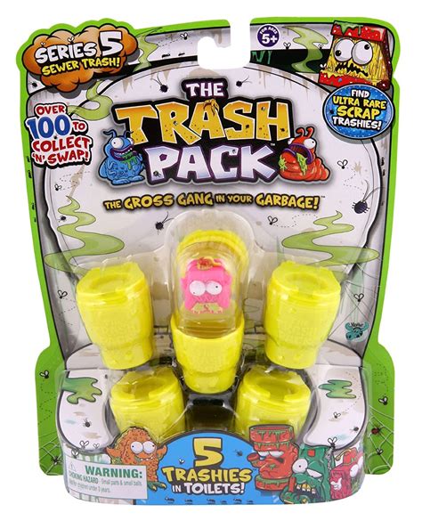 Buy Oonies Trash Pack Series #5 Figure, 5-Pack: Collectible Figures ...