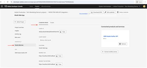 Invocar las API de AEM basadas en OpenAPI mediante la autenticación de ...