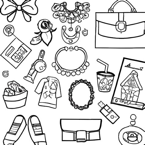 Preppy Coloring Pages · Creative Fabrica