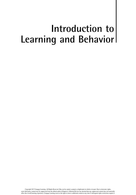Image result for Introduction to Learning and Behavior Book