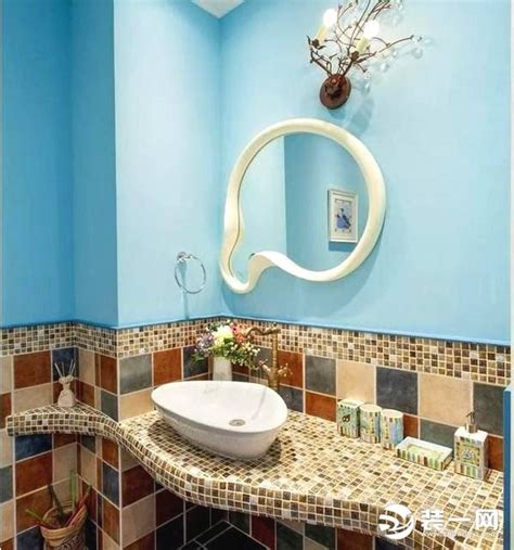 绍兴140平方复式地中海风格装修 蓝色厨房有特色 - 本地资讯 - 装一网