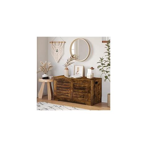 Buy DINZI LVJ Storage Chest, Flip-Top Wooden Toy Box with 2 Safety ...