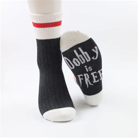 Unisex Socks Harry Potter Movie - Dobby House Elf Dialogue 'Master Has ...