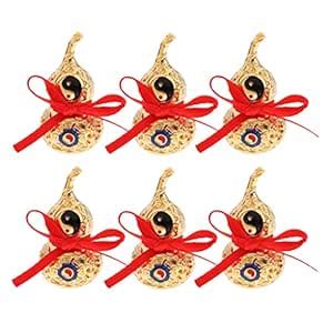 Buy ATORSE® 6Pcs Chinese Fengshui Wu Lou Hulu Gourd for Wealth Good ...