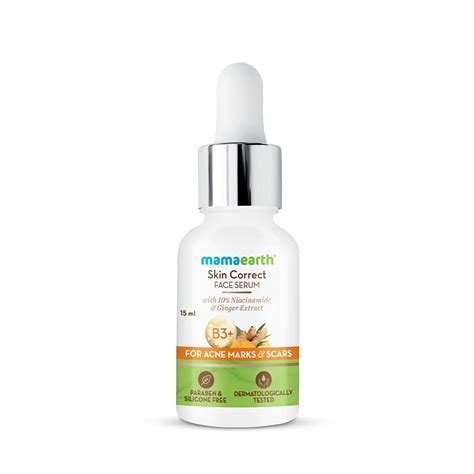 Mamaearth Skin Correct Face Serum with Niacinamide and Ginger Extract ...